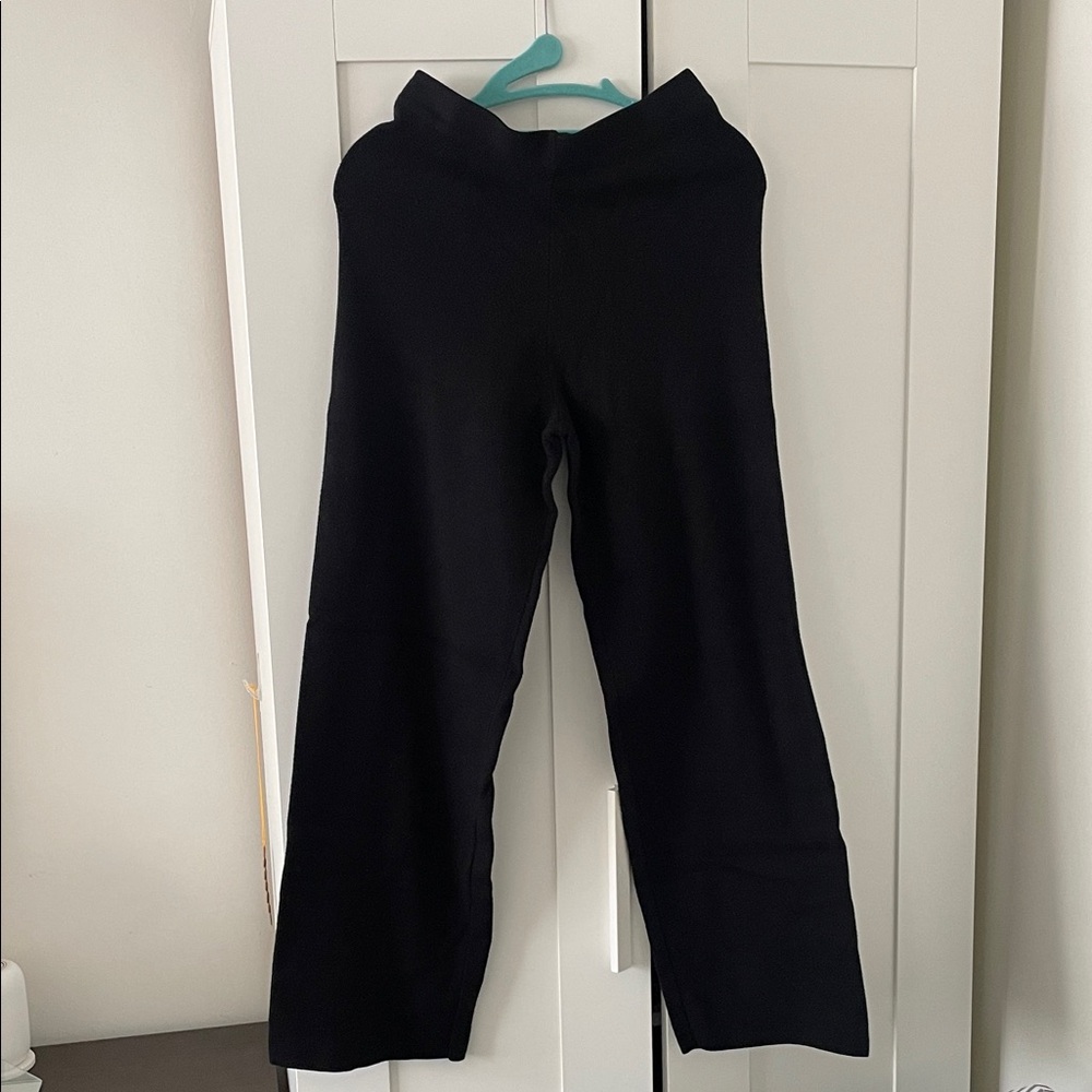 Mango Wide Leg Knit Pants